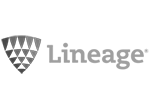 Logo de Lineage - Client Damotech dans l'industrie des aliments et des boissons