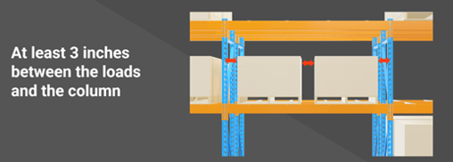 pallet rack clearance in warehouse