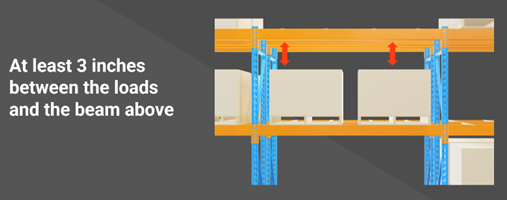 pallet rack clearance in warehouse2