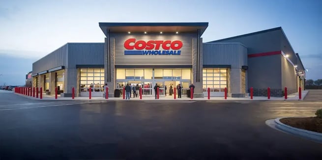 Costco retail warehouse 
