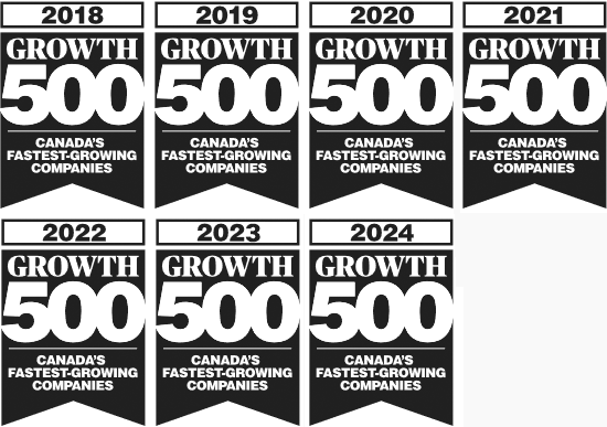 Compagnie avec la plus forte croissance au Québec et Canada