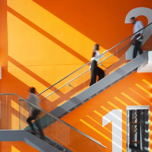 Damoch Building Lobby Stairs