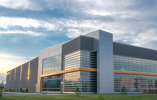 Les bureaux de Damotech à Boisbriand 