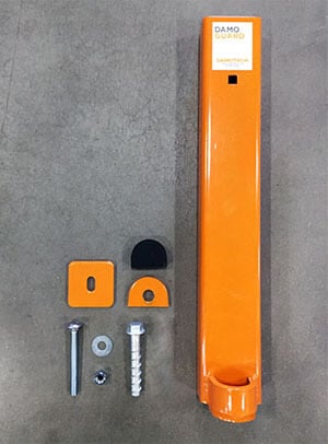 Parts included in the Damo Guard kit
