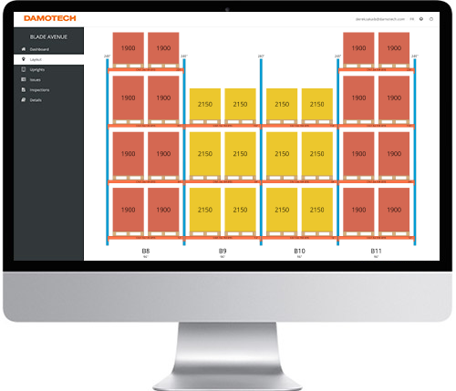 Plateforme Damotech analyse de calcul de charge