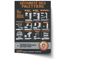 Affiche sur la sécurité des palettiers