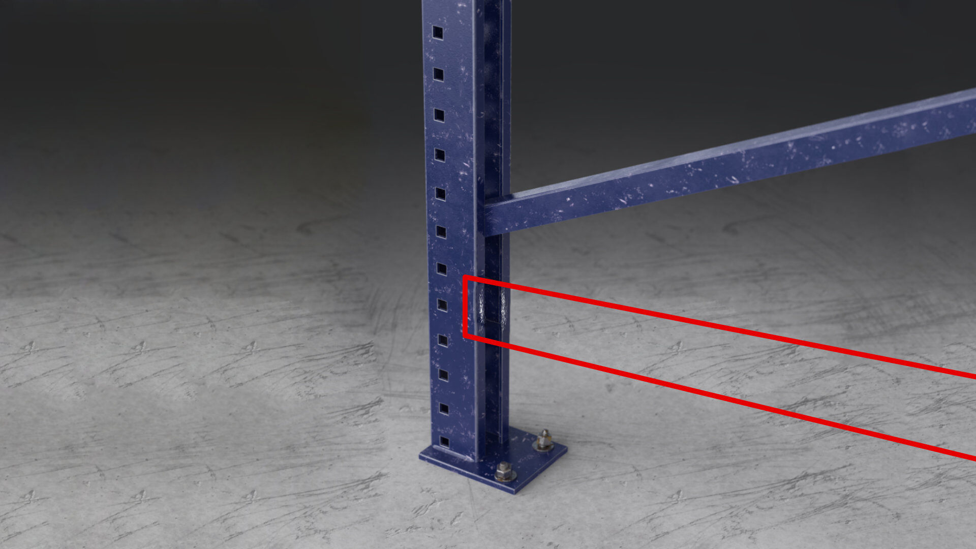 Missing rack brace