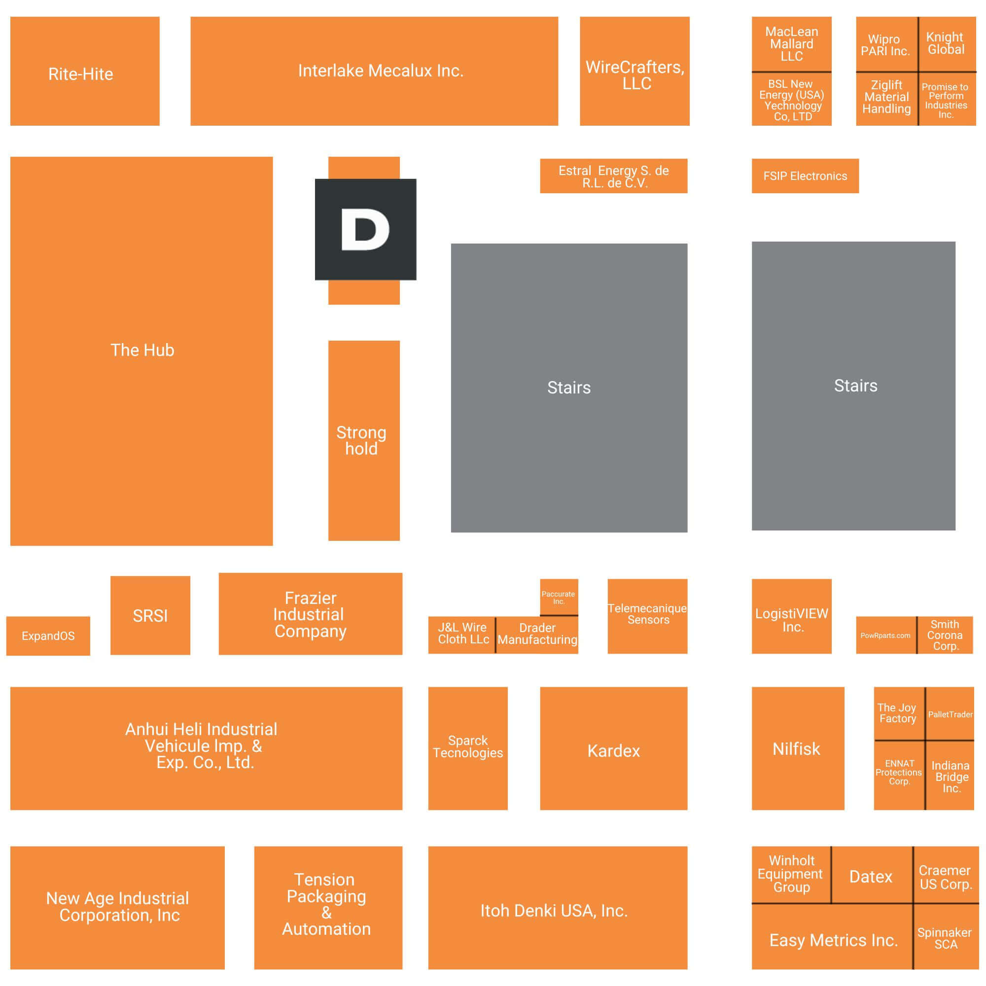 ProMat 2025 Map