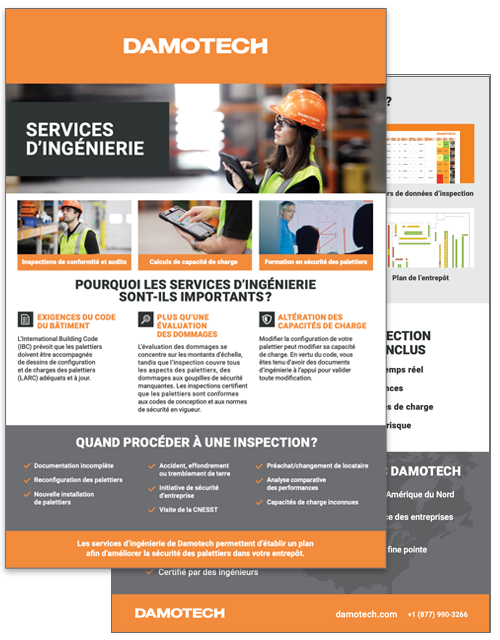 Feuillet de nos Services d'Ingénierie